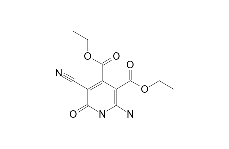 2-amino-5-cyano-6-keto-1H-pyridine-3,4-dicarboxylic acid diethyl ester