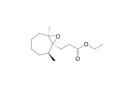 8-Oxabicyclo[5.1.0]octane-1-propanoic acid, 2,7-dimethyl-, ethyl ester, (1.alpha.,2.beta.,7.alpha.)-(.+-.)-