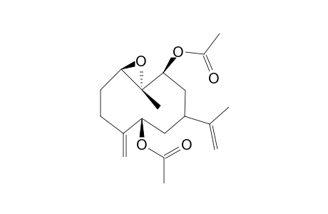 (1R*,5R*,7S*,9S*,10S*)-5,9-DIACETOXY-1(10)-EPOXY-GERMACRA-4(15),11(13)-DIENE