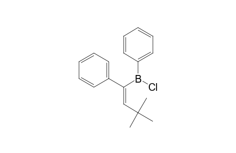 Borane, chloro(3,3-dimethyl-1-phenyl-1-butenyl)phenyl-, (E)-