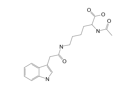 N-ALPHA-ACETYL-N-EPSILON-(INDOLE-3-ACETYL)-L-LYSINE