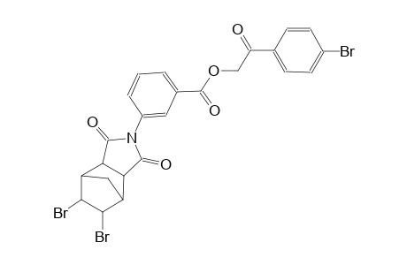 2-(4-bromophenyl)-2-oxoethyl 3-(5,6-dibromo-1,3-dioxooctahydro-2H-4,7-methanoisoindol-2-yl)benzoate