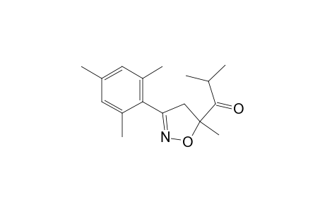 1-Propanone, 1-[4,5-dihydro-5-methyl-3-(2,4,6-trimethylphenyl)-5-isoxazolyl]-2-methyl-