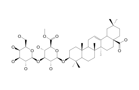 3-O-BETA-[GALACTOPYRANOSYL-(1->3)-(6-O-METHYL)-GLUCURONOPYRANOSYL]-OLEANOLIC-ACID