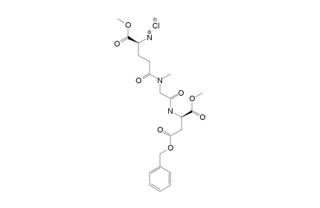 BETA-BENZYL-[ALPHA-METHYL-(2R)-GLUTAMYL]-GAMMA-SARCOSYL-[ALPHA-METHYL-(2R)-ASPARTATE]-TRIESTER-HYDROCHLORIDE;ROTAMER-#2