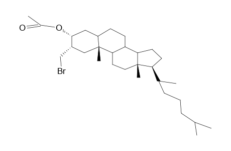 3A-ACETOXY-2A-BROMOMETHYL-5A-CHOLESTANE