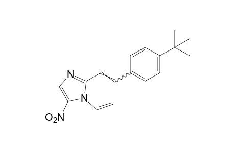 2-(p-tert-butylstyryl)-5-nitro-1-vinylimidazole