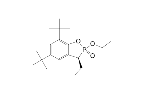 (2R(P)*,3S*)-5,7-DI-TERT.-BUTYL-2-ETHOXY-3-ETHYLBENZO-[D]-1,2-OXAPHOSPHOL-2-OXIDE