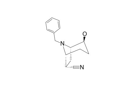 8-BENZYL-2-EXO-HYDROXY-8-AZABICYCLO-[3.2.1]-OCTANE-6-ENDO-CARBONITRILE