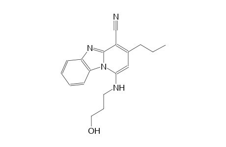 1-[(3-hydroxypropyl)amino]-3-propylpyrido[1,2-a]benzimidazole-4-carbonitrile