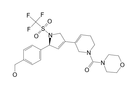 (S)-[3-[5-[4-(HYDROXYMETHYL)-PHENYL]-1-(TRIFLUOROMETHYLSULFONYL)-2,5-DIHYDRO-1H-PYRROL-3-YL]-5,6-DIHYDROPYRIDIN-1(2H)-YL]-(MORPHOLINO)-METHANONE