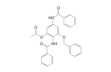 O-benzyl-N,N-dibenzoyl-3-acetoxy-2,5-diaminophenol