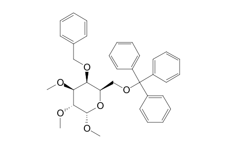 METHYL-4-O-BENZYL-2,3-DI-O-METHYL-6-O-TRIPHENYLMETHYL-ALPHA-D-GALACTOPYRANOSIDE