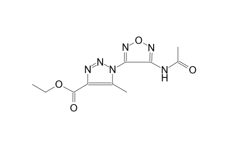 1-(4-Acetylamino-furazan-3-yl)-5-methyl-1H-[1,2,3]triazole-4-carboxylic acid ethyl ester