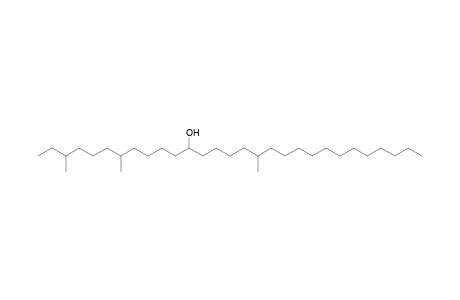 3,7,17-Trimethyl-12-nonacosanol