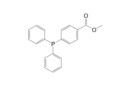 p-(diphenylphosphino)benzoic acid, methyl ester