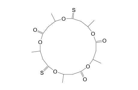 4,8,12,16,20-Pentamethyl-10,18-dithioxo-1,5,9,13,17-pentaoxacycloicosane-2.6.14-trione