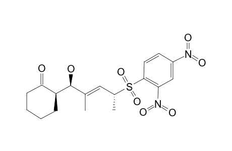 (+/-)-(2-R/S)-2-[(1-R/S,2-E)-1-HYDROXY-2-METHYL-4-[(2,4-DINITROPHENYL)-SULFONYL]-PENT-2-ENYL]-CYCLOHEXANONE