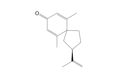 SPIROVETIVA-I(10),3,11-TRIEN-2-ONE