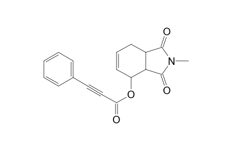 2,3,3a,4,7,7a-Hexahydro-2-methyl-1,3-dioxo-1H-isoindol-4-yl 3-phenylpropiolate