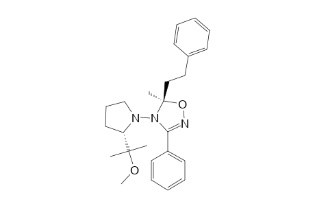 (2'S,5R)-(-)-4-[2-(1-METHOXY-1-METHYLETHYL)-TETRAHYDRO-1H-1-PYRROLYL]-5-METHYL-5-PHENETHYL-3-PHENYL-4,5-DIHYDRO-1,2,4-OXADIAZOLE