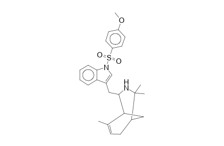 3-AZABICYCLO[3.3.1]NON-6-ENE, 4-[[1-[(4-METHOXYPHENYL)SULFONYL]-1H-INDOL-3-YL]METHYL]-2,2,6-TRIMETHYL-, (1R-ENDO)-