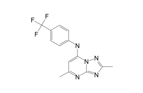 2,5-DIMETHYL-7-[4-(TRIFLUOROMETHYL)PHENYLAMINE]-[1,2,4]-TRIAZOLO-[1,5-A]-PYRIMIDINE