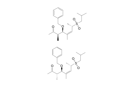 (+/-)-(3-R/S,5-Z)-4-(BENZYLOXY)-3,5-DIMETHYL-7-(2-METHYL-PROP-1-YLSULFONYL)-OCT-5-EN-2-ONE;MIXTURE-OF-SYN-AND-ANTI