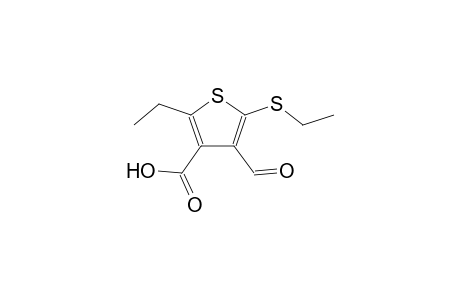 2-ethyl-5-(ethylsulfanyl)-4-formyl-3-thiophenecarboxylic acid