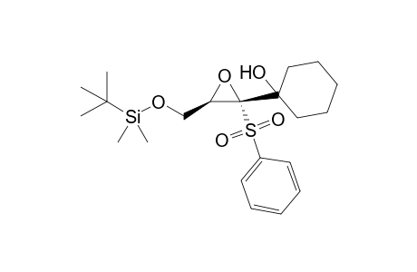 1-[(2S,3R)-2-(benzenesulfonyl)-3-[[tert-butyl(dimethyl)silyl]oxymethyl]-2-oxiranyl]-1-cyclohexanol