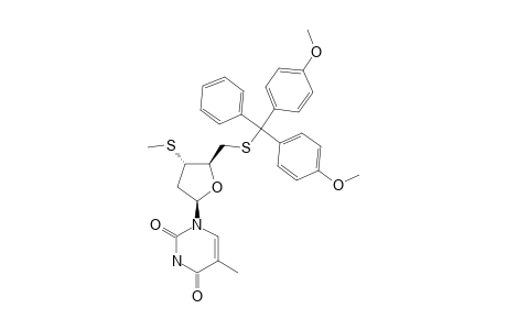 5'-S-(4,4'-DIMETHOXYTRITYL)-3'-S-METHYL-3',5'-DITHIO-2'-DEOXYTHYMIDINE