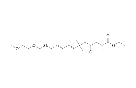 ETHYL-(7E,9E)-4-HYDROXY-11-[(2-METHOXYETHOXY)-METHOXY]-6,6-DIMETHYL-2-METHYLENE-7,9-UNDECADIENOATE