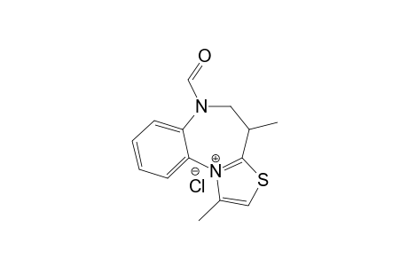 1,4-DIMETHYL-6-CARBONYL-4H,5H,6H-THIAZOLO-[3,2-A]-[1,5]-BENZODIAZEPIN-11-IUM-CHLORIDE;ROTAMER-1