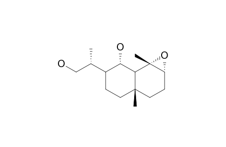 3-ALPHA,4-ALPHA-EPOXY-5-ALPHA-H,7-ALPHA-H,11-BETA-H-EUDESMAN-6-ALPHA,12-DIOL