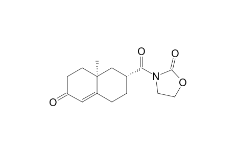 (2'R*,8A'S*)-3-[1,2,3,4,6,7,8,8A-OCTAHYDRO-8A-METHYL-6-OXONAPHTHALENE-2-CARBONYL]-2-OXAZOLIDINONE