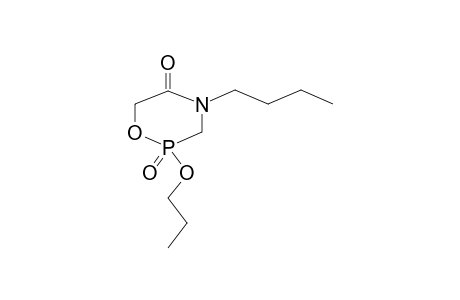 2-PROPOXY-2-OXO-4-BUTYL-1,4,2-OXAZAPHOSPHORIN-5-ONE