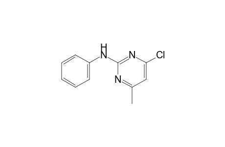 PYRIMIDINE, 2-ANILINO-4-CHLORO- 6-METHYL-,