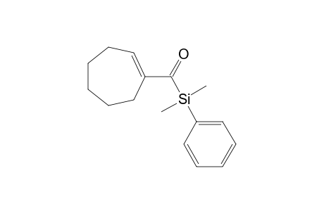 CYCLOHEPTENECARBONYL-(DIMETHYL)-PHENYLSILANE