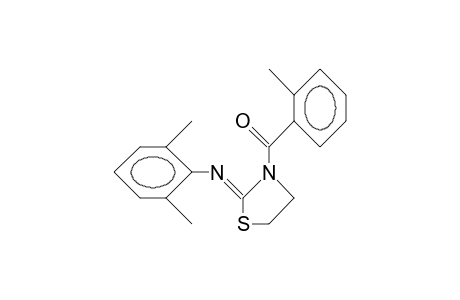 N-(3-[2-Methyl-benzoyl]-thiazolin-2-ylidene)-2,6-xylidine