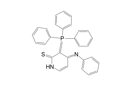 2(1H)-Pyridinethione, 3,4-dihydro-4-(phenylimino)-3-(triphenylphosphoranylidene)-, (E)-