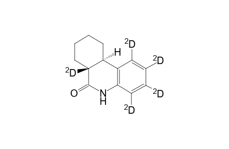 7,8,9,10,10a-Pentahydro-1,2,3,4,6a-pentadeuteriophenantridin-6(5H)-one-D4