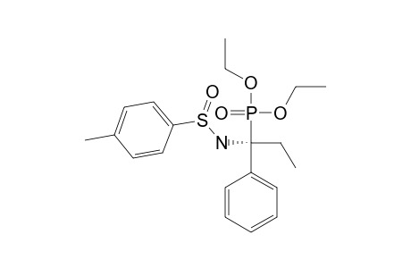 (S(S),R)-(-)-O,O-DIETHYL-N-(PARA-TOLUENESULFINYL)-2-AMINO-2-PHENYL-PROPYL-PHOSPHONATE