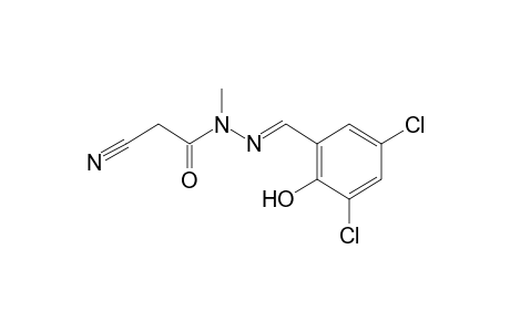 CYANOACETIC ACID, (3,5-DICHLOROSALICYLIDENE)METHYLHYDRAZIDE