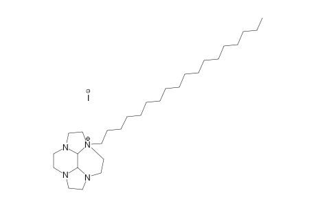 (1RS,13SR,14RS)-1-OCTADECYL-4,7,10-TRIAZA-1-AZONIATETRACYCLO-[5.5.2.0.(4,14)0.(10,13)]-TETRADECANE-IODIDE