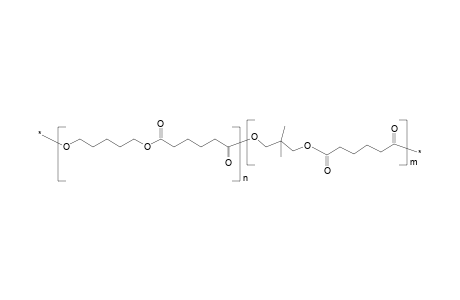 Polyester from hexane-1,6-diol, neopentyl glycol, and adipic acid, m=2 kg mol^-1