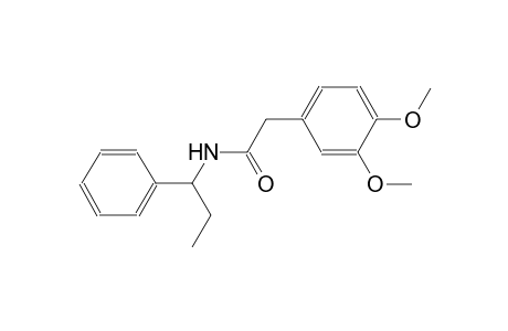 2-(3,4-dimethoxyphenyl)-N-(1-phenylpropyl)acetamide