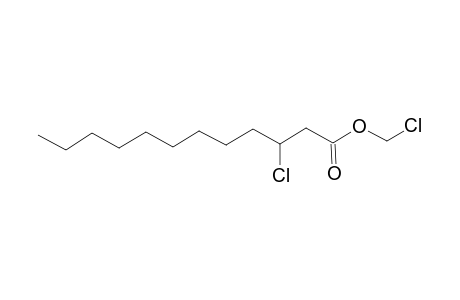 Dodecanoic acid, 3-chloro-, chloromethyl ester