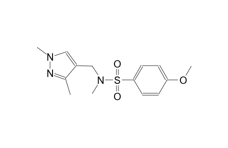 benzenesulfonamide, N-[(1,3-dimethyl-1H-pyrazol-4-yl)methyl]-4-methoxy-N-methyl-