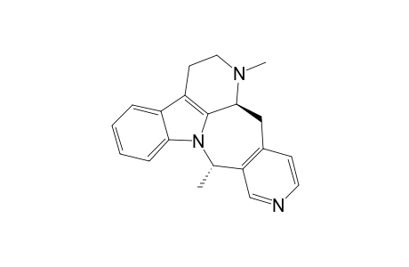 (+)-MOSTUEINE;(8R,13AS)-1,2,3,8,13,13A-HEXAHYDRO-1,8-DIMETHYL-1,7B,10-TRIAZABENZO-[5,6]-CYCLOHEPTA-[1,2,3-JK]-FLUORENE