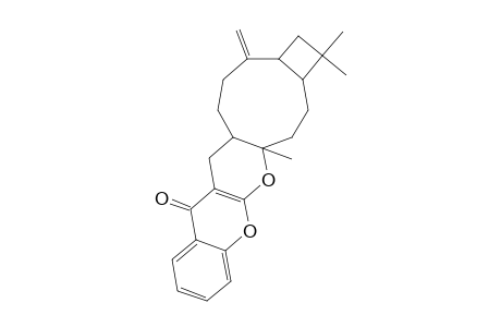 26B;(6ASR,9R,12S,15ARS)-7,8,9,10,11,12,14,15,15A,16-DECAHYDRO-6AH,13H,17H-BICYClO-[7.2.0]-UNDECANO-[5',4':5,6]-PYRANO-[2,3-B]-BENZOPYRAN-17-ONE;MAJOR-ISOMER